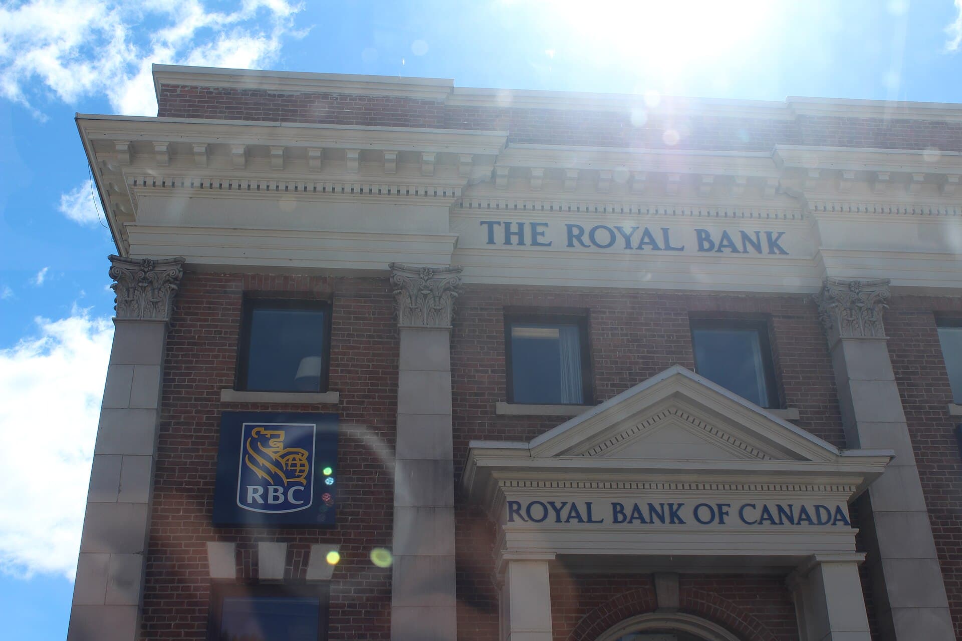 A bank branch in Wiarton, Ontario, Canada