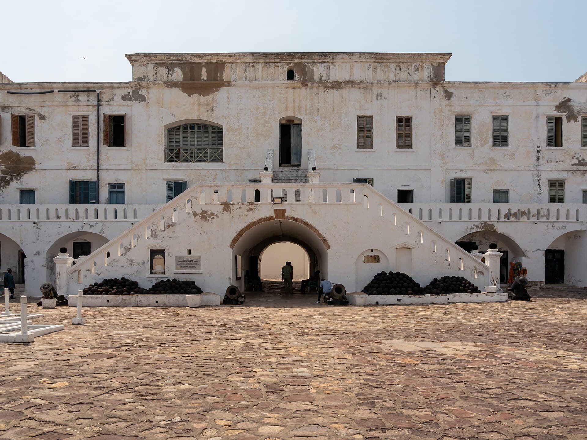 Cape Coast Castle on the coast of Ghana