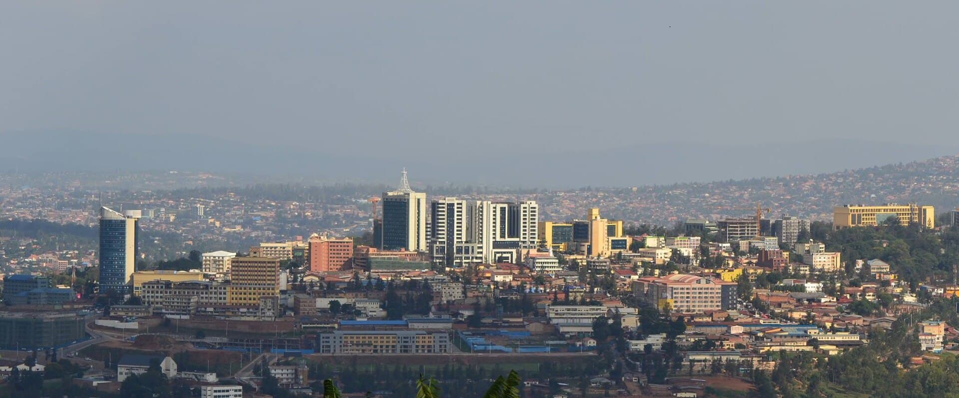 A view over Kigali, the capital of Rwanda
